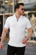 Erkek Yakalı Kısa Kollu T-shirt resmi